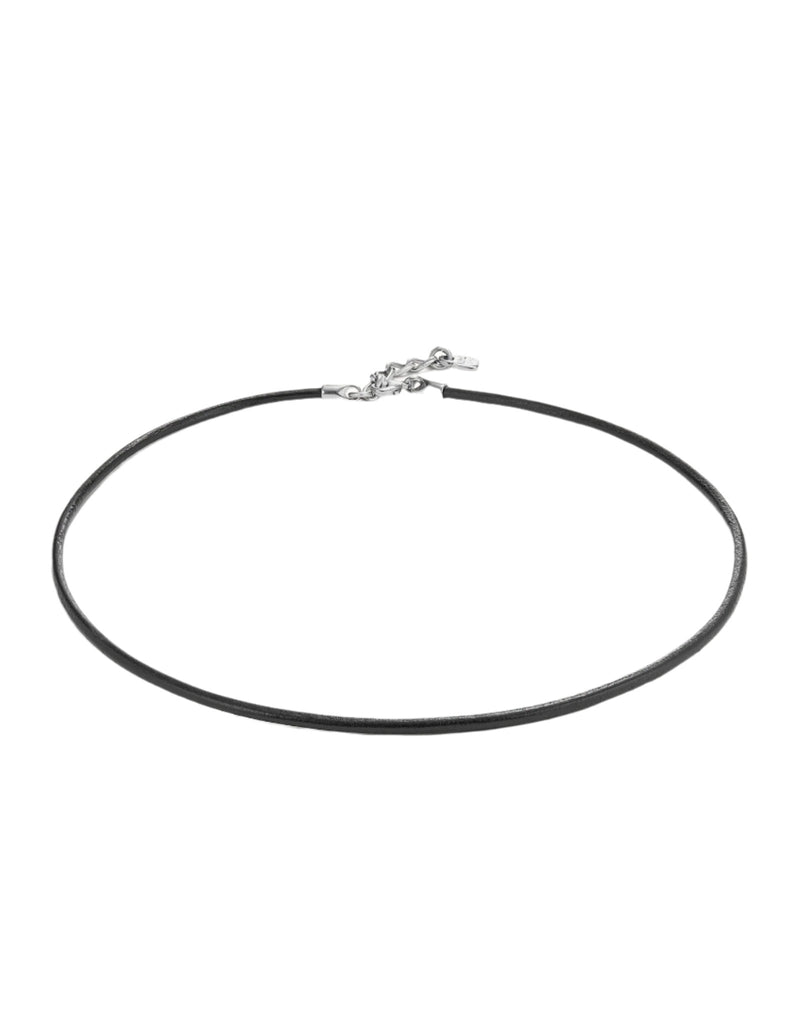 UNOde50 Hazte UNO Silver Plated Leather Necklace