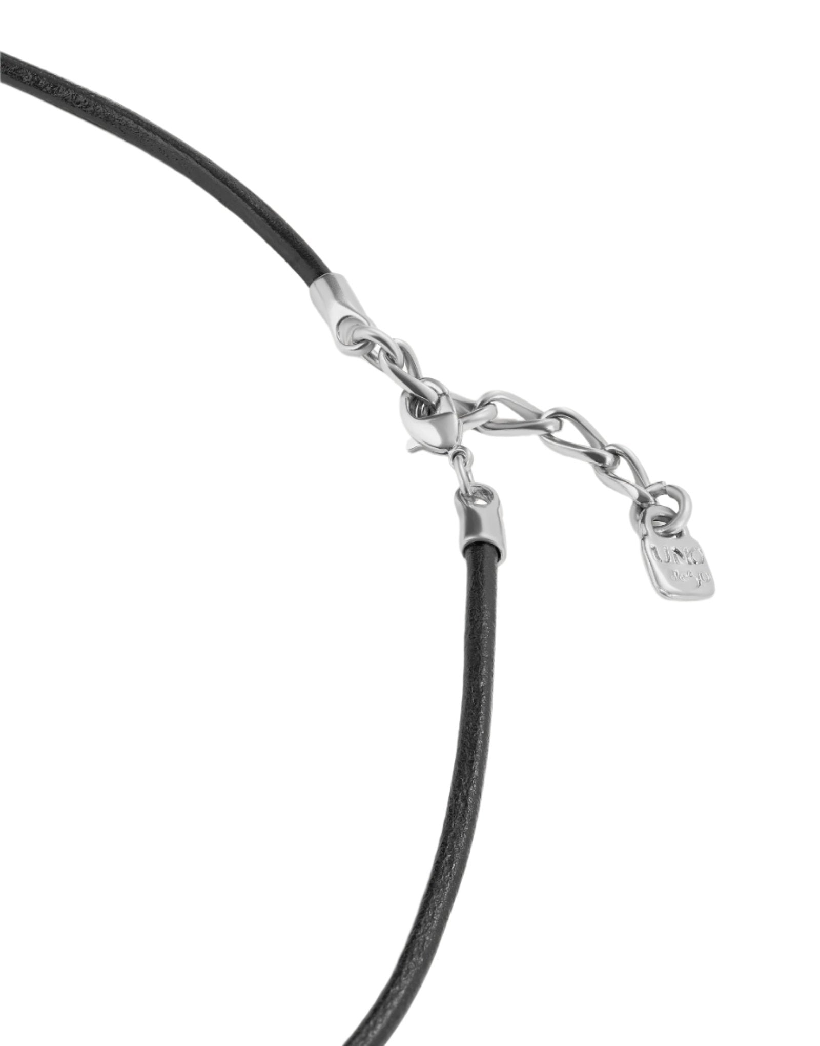 UNOde50 Hazte UNO Silver Plated Leather Necklace