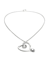 UNOde50 Ser Expresiva Long Silver-Plated Pendant Necklace