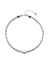 UNOde50 Ser Intrepida Silver-Plated Short Beaded Necklace