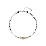UNOde50 Ser Intrepida Gold-Plated Short Beaded Necklace