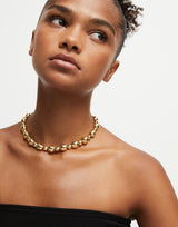 UNOde50 Ser Intrépida Gold-Plated Ball Pendant Necklace - Large
