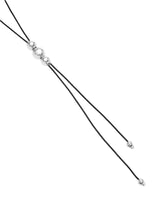 UNOde50 Ser Intrepida Silver-Plated Long Leather Pendant Necklace