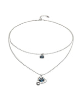 UNOde50 Ser Expresiva Silver-Plated Pendant Necklace with Double Chain