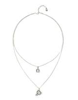 UNOde50 Ser Expresiva Silver-Plated Pendant Necklace with Double Chain