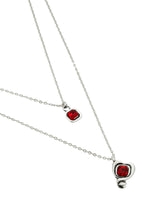 UNOde50 Ser Expresiva Silver-Plated Pendant Necklace with Double Chain
