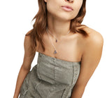 UNOde50 Ser Expresiva Silver-Plated Double Chain Pink Crystal Necklace