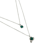 UNOde50 Ser Expresiva Silver-Plated Pendant Necklace with Double Chain