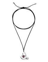 UNOde50 Ser Expresiva Silver-Plated Pink Crystal Pendant Necklace