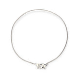 UNOde50 Ser Inseparable Sterling Silver Interlocked Necklace