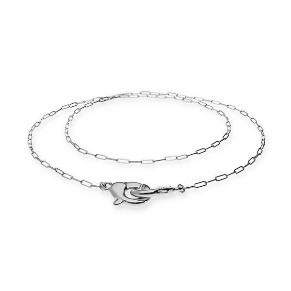 UNOde50 Ser Inseparable Sterling Silver Long Interlocked Necklace