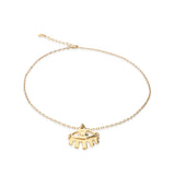 UNOde50 Ser Intuitiva Gold-Plated Eye Shaped Pendant Necklace