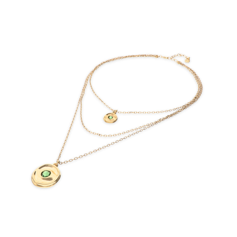 UNOde50 Ser Intuitiva Gold-Plated Body Pendant Chain Necklace