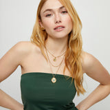 UNOde50 Ser Intuitiva Gold-Plated Body Pendant Chain Necklace