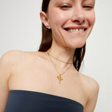 UNOde50 Ser Majestuosa Gold-Plated Chain Manta Ray Pendant Necklace