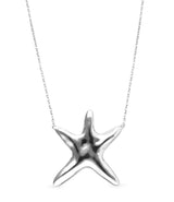 UNOde50 Long Starfish Silver-Plated Necklace