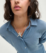 UNOde50 Medium Starfish Silver-Plated Necklace
