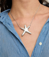 UNOde50 Medium Starfish Silver-Plated Necklace