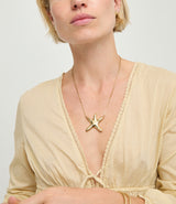 UNOde50 Medium Starfish Gold-Plated Necklace