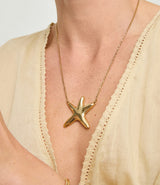 UNOde50 Medium Starfish Gold-Plated Necklace
