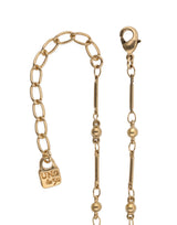 UNOde50 Presagio Gold-Tone Green Crystal Pendant Necklace