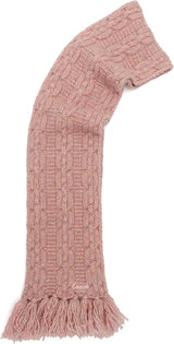Coach Womens Chain Cable Knit Scarf