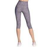 Skechers Womens Go Flex Printed High Waisted Capri Leggings