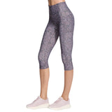 Skechers Womens Go Flex Printed High Waisted Capri Leggings