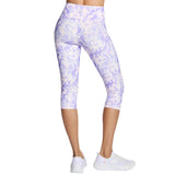Skechers Womens Go Flex Printed High Waisted Capri Leggings