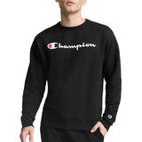 Champion Mens Classic Script Logo Powerblend Crewneck Sweatshirt