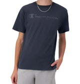 Champion Mens Classic Script Logo Graphic Short Sleeve T-Shirt
