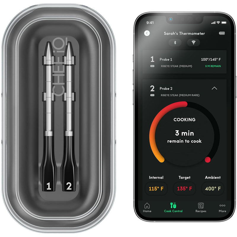 CHEFMAN IQ Sense Smart Wireless Cooking Thermometer