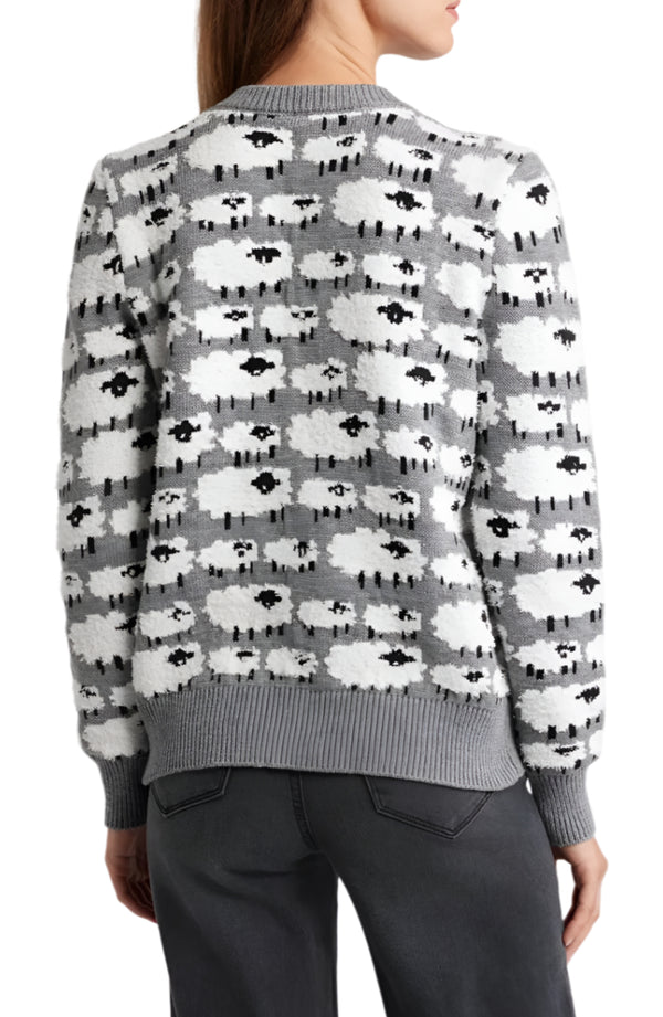 Bobeau Sheep Pullover Sweater