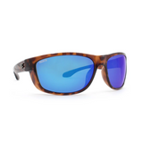 Calcutta Cross Tortoise Frames - Blue Mirror Lens - Polarized Sunglasses