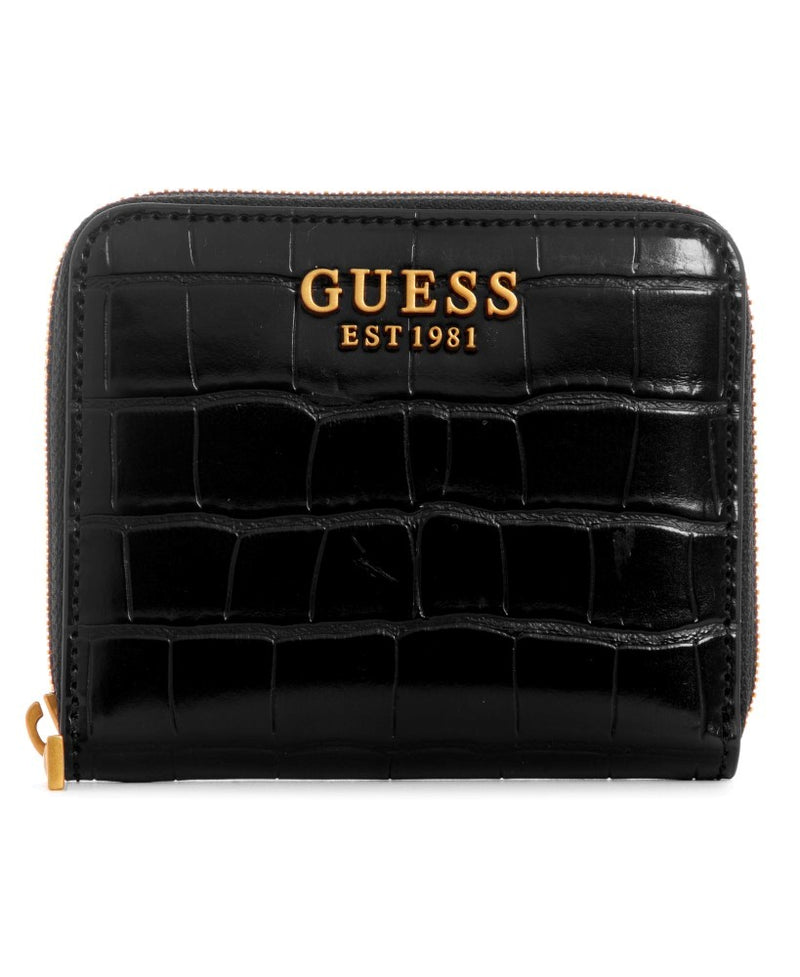 GUESS Purse Laurel SLG Medium Zip Around Wallet Brown Logo | Buy Bags, Purses & Accessories Online