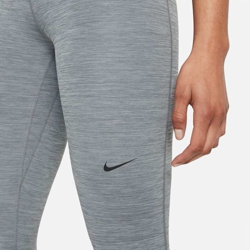 Nike Womens Pro 365 Mid-Rise Cropped Mesh Panel Leggings