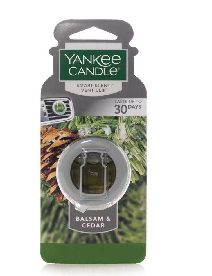 Yankee Candle Smart Scent Car Vent Clip - Balsam & Cedar