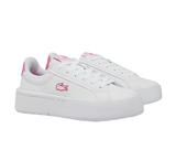 Lacoste Womens Carnaby Platform Leather Sneakers