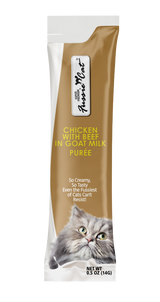 Fussie Cat Chicken with Beef in Goat Milk Purée Cat Treat - 0.5 oz.