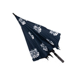 Just Mystic USCG Logo Golf Umbrella - Navy/White