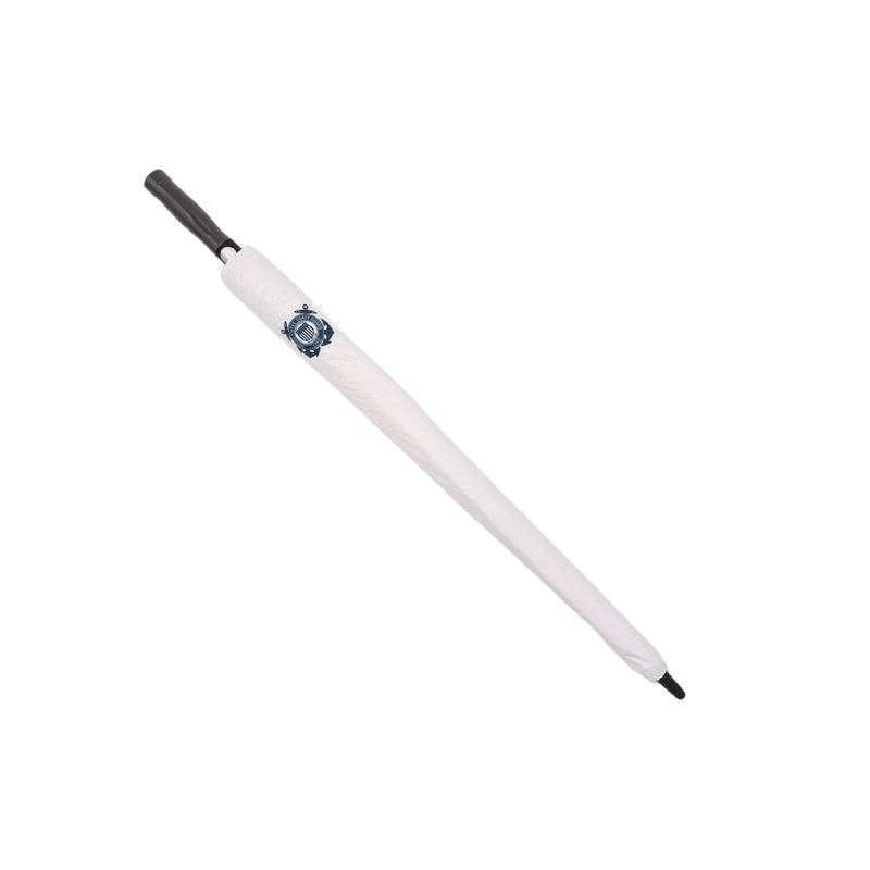 Just Mystic USCG Logo Golf Umbrella - White/Navy