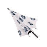 Just Mystic USCG Logo Golf Umbrella - White/Navy