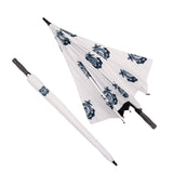 Just Mystic USCG Logo Golf Umbrella - White/Navy