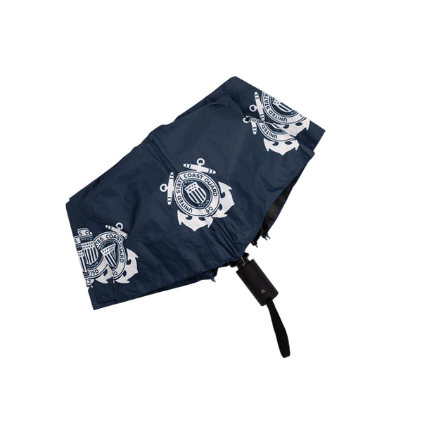 Just Mystic USCG Logo Tote Umbrella - Navy/White