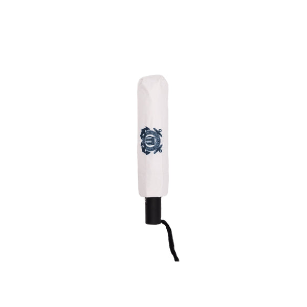 Just Mystic USCG Logo Tote Umbrella - White/Navy