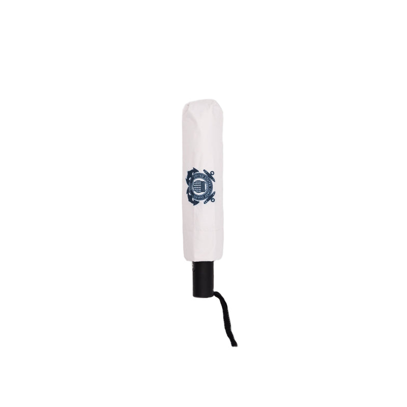 Just Mystic USCG Logo Tote Umbrella - White/Navy