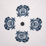 Just Mystic USCG Logo Tote Umbrella - White/Navy