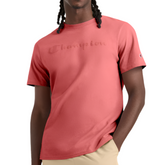 Champion Mens Classic Script Logo Graphic Short Sleeve T-Shirt