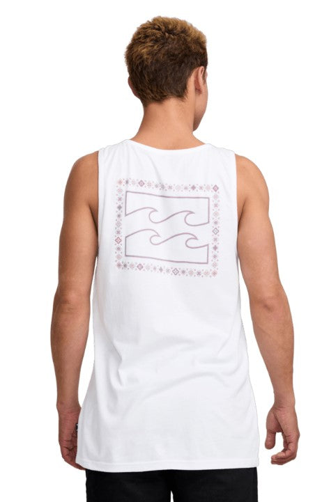 Billabong Mens Crayon Wave Premium Tank Top