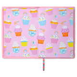 ISCREAM Cupcake Rainbow Journal